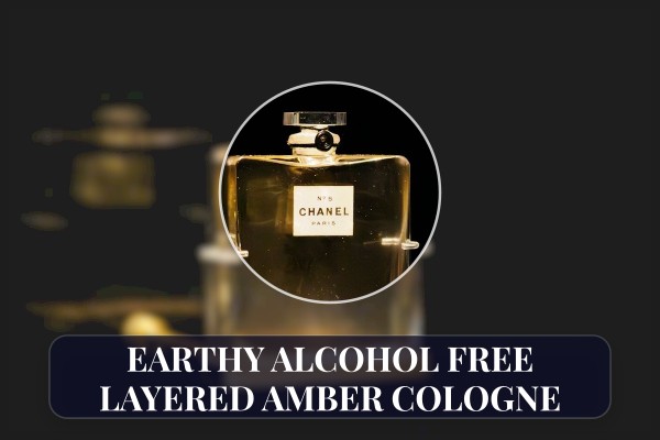 earthy alcohol free layered amber cologne