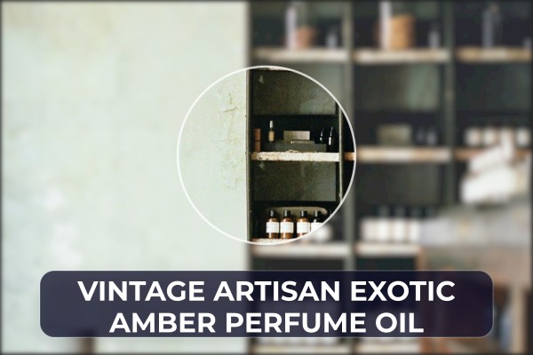 vintage artisan exotic amber perfume oil
